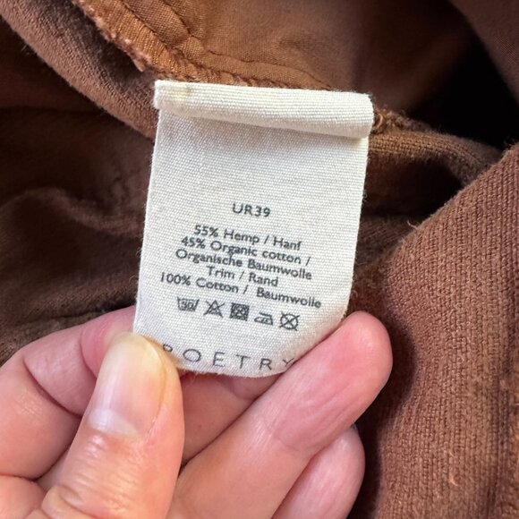 Poetry Brown Wide Leg Corduroy Trousers - Picture 7 of 11